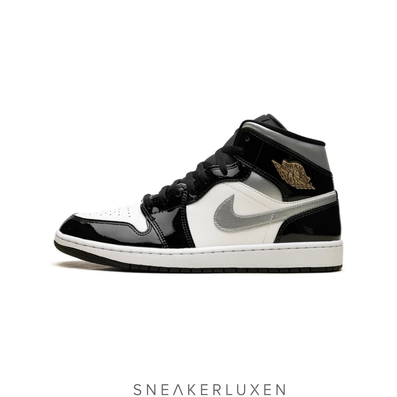 NİKE JORDAN 1 MID "BLACK PATENT"