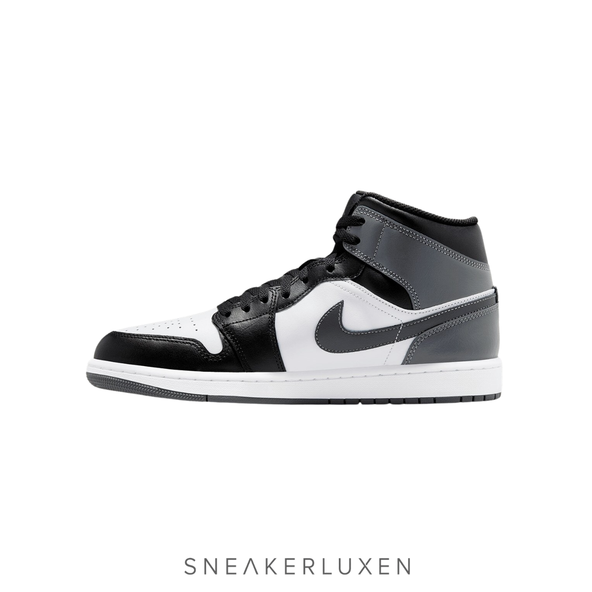 NİKE Jordan Air 1 Mid "BLACK and GRAY"