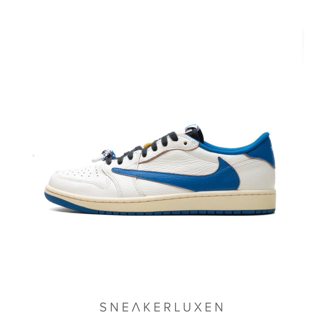 NİKE Air Jordan 1 Low TRAVIS SCOTT WHİTE "SAIL - FRAGMENT"