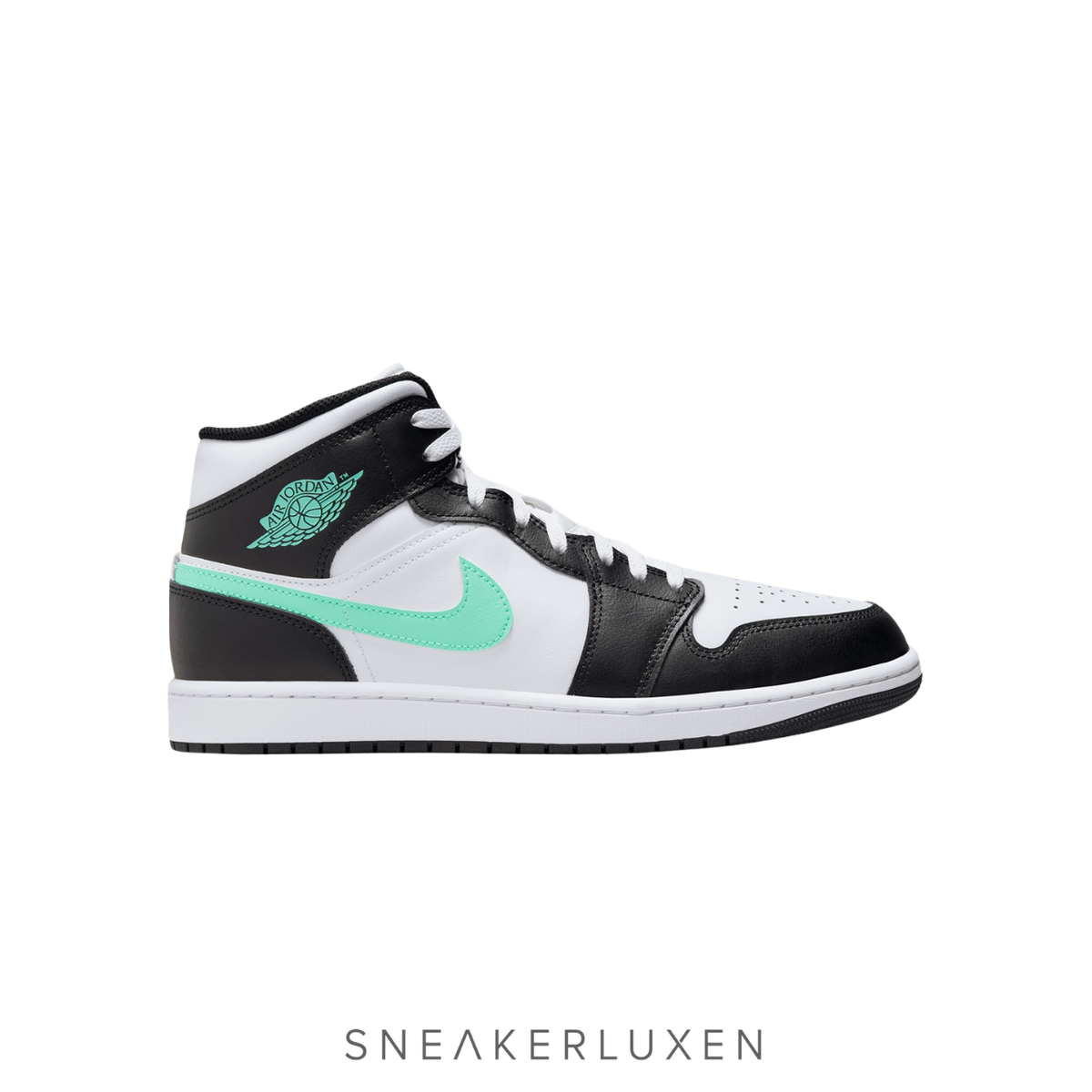 NİKE Jordan Air 1 Mid "BLACK and GREEN"