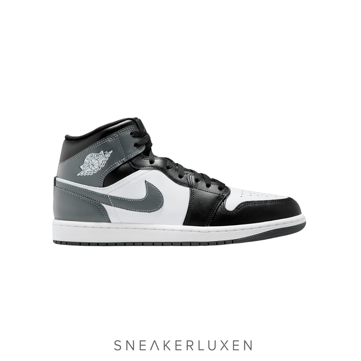 NİKE Jordan Air 1 Mid "BLACK and GRAY"