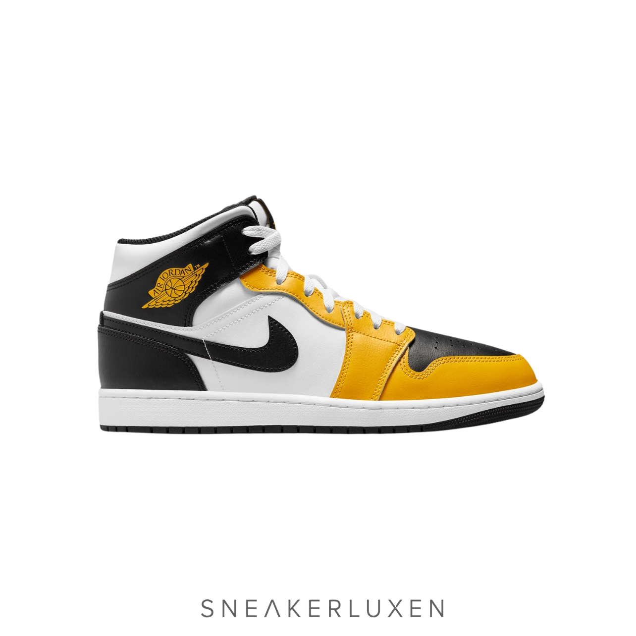 NİKE Jordan Air 1 Mid BLACK and YELLOW