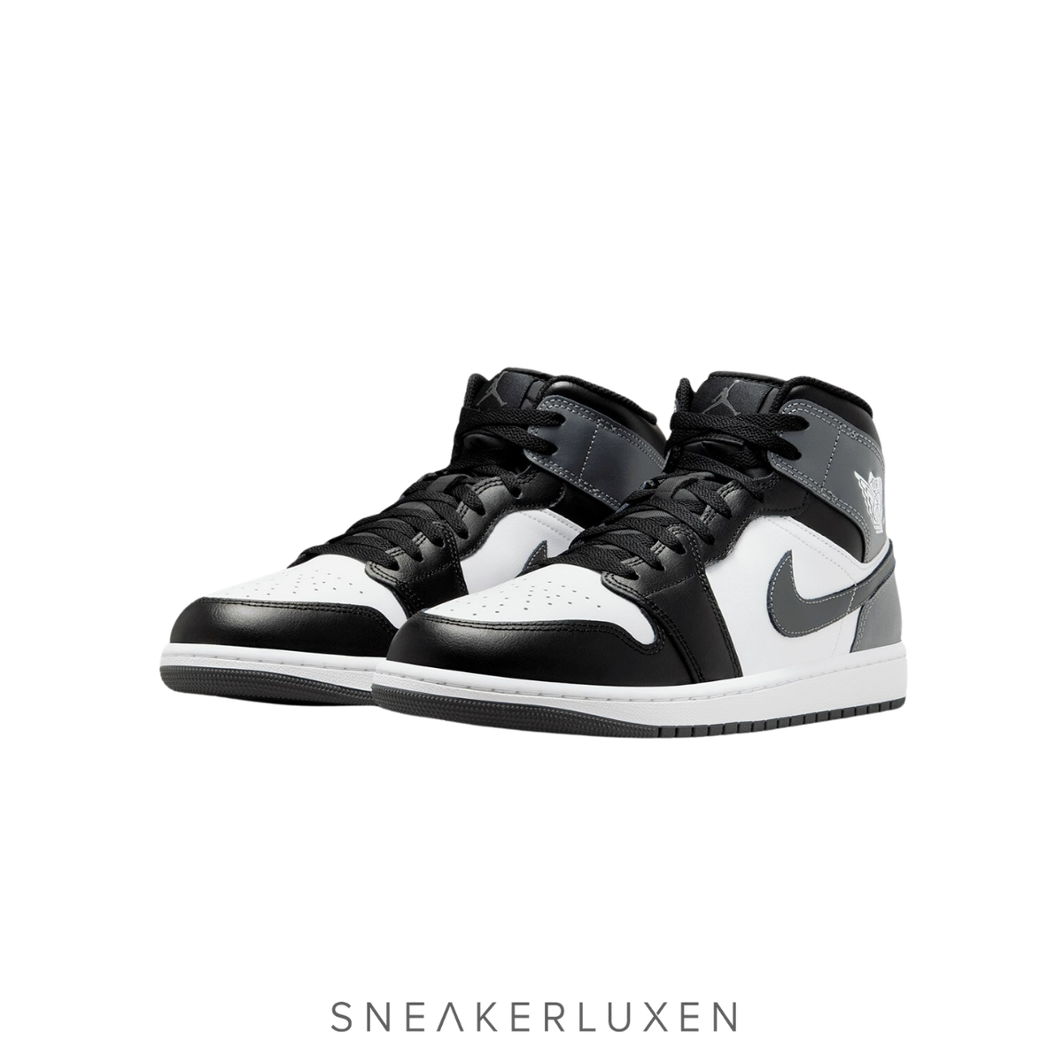 NİKE Jordan Air 1 Mid "BLACK and GRAY"