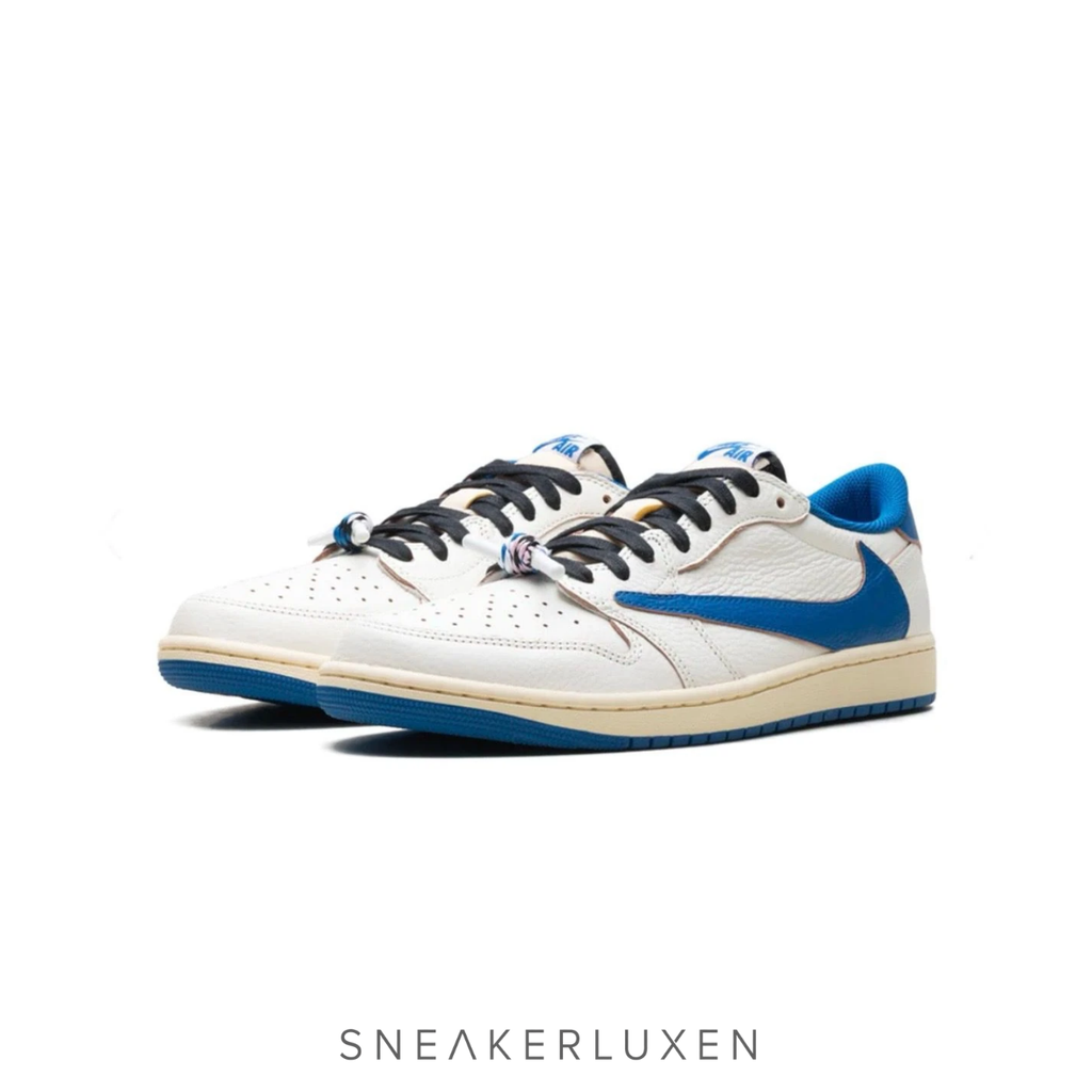 NİKE Air Jordan 1 Low TRAVIS SCOTT WHİTE "SAIL - FRAGMENT"