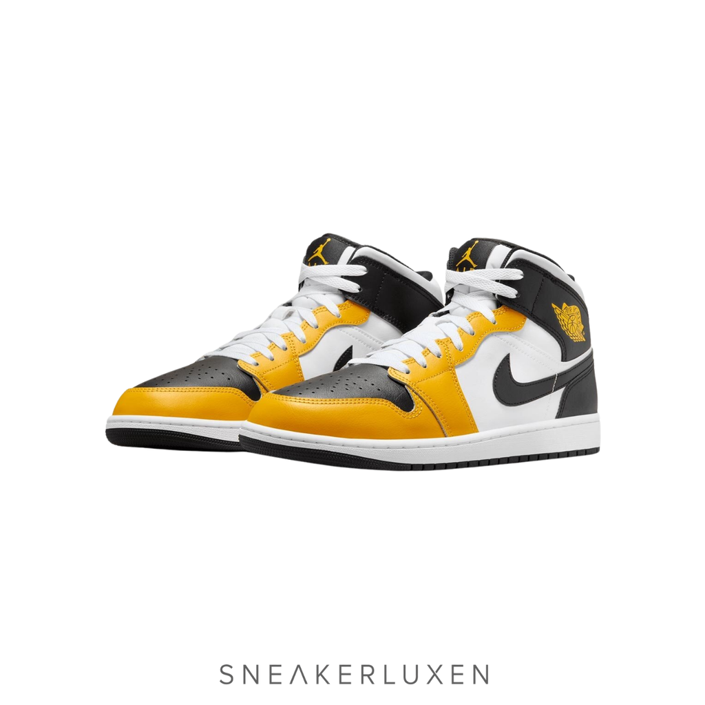 NİKE Jordan Air 1 Mid BLACK and YELLOW