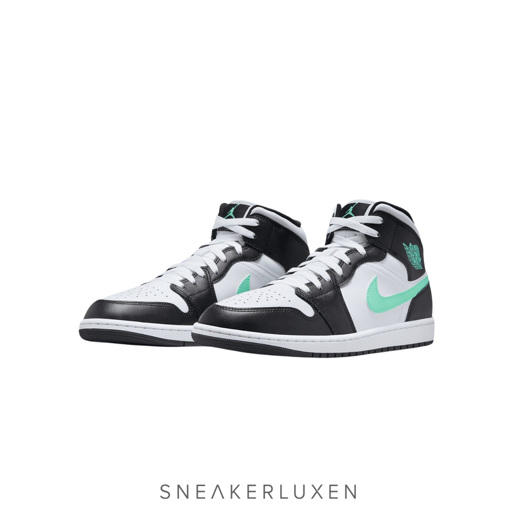NİKE Jordan Air 1 Mid "BLACK and GREEN"