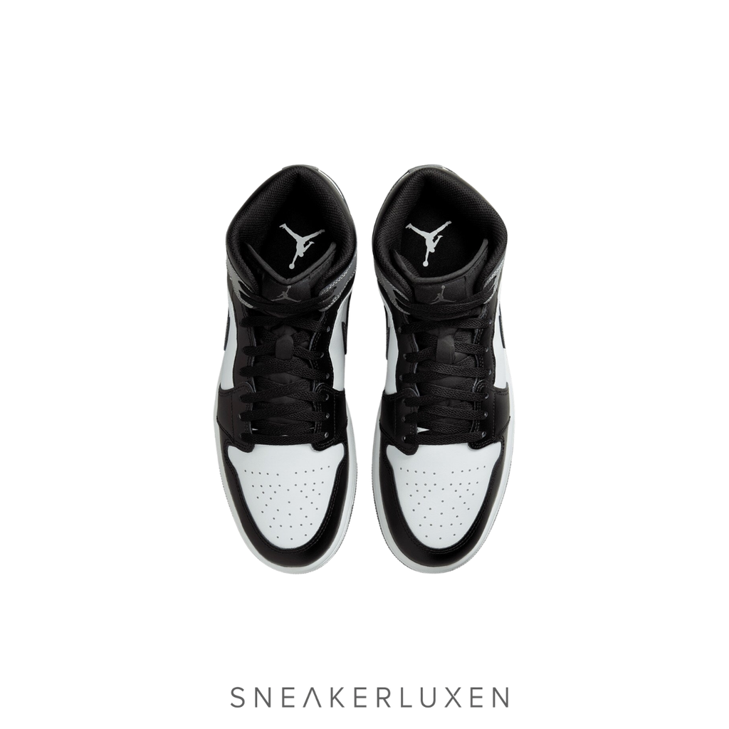 NİKE Jordan Air 1 Mid "BLACK and GRAY"