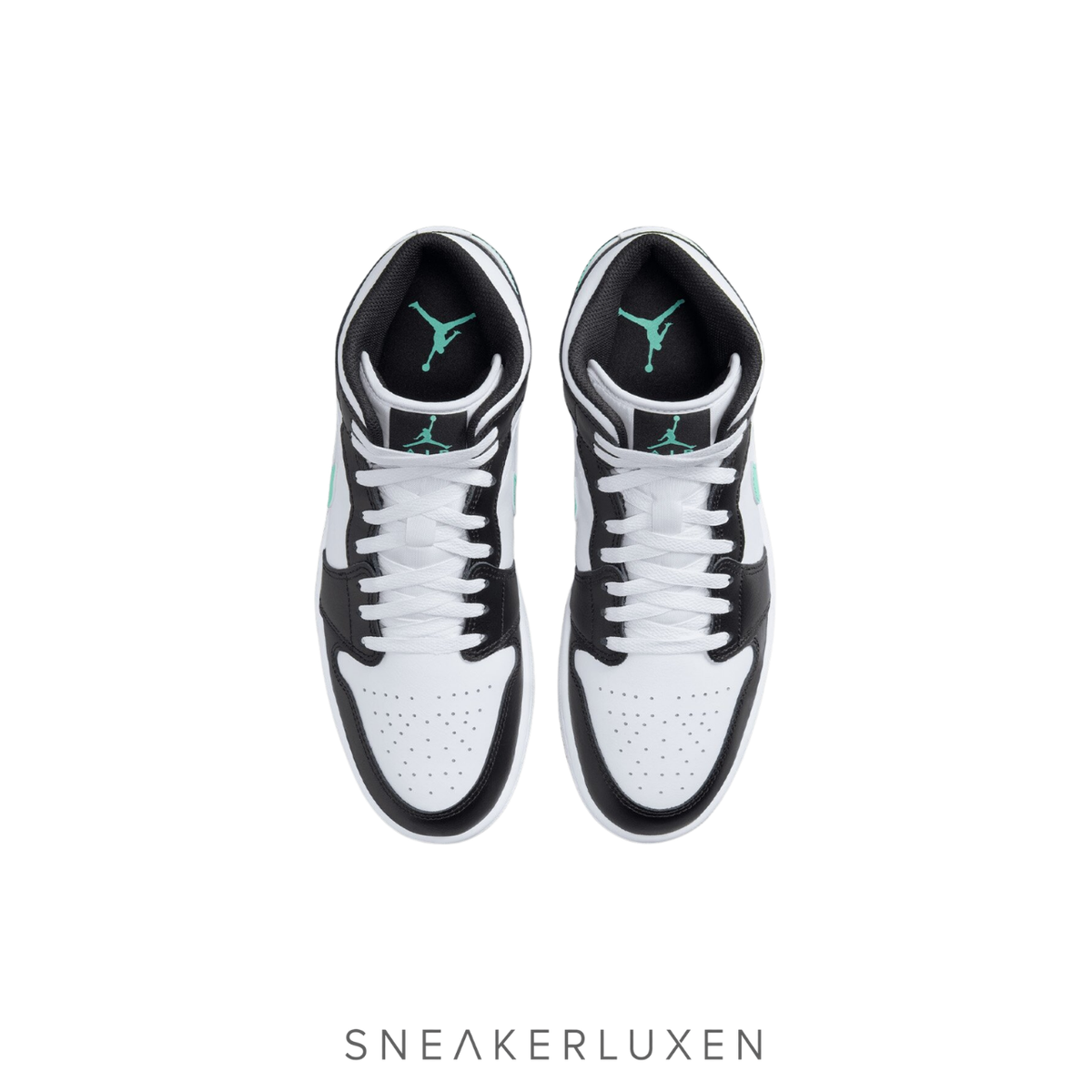 NİKE Jordan Air 1 Mid "BLACK and GREEN"