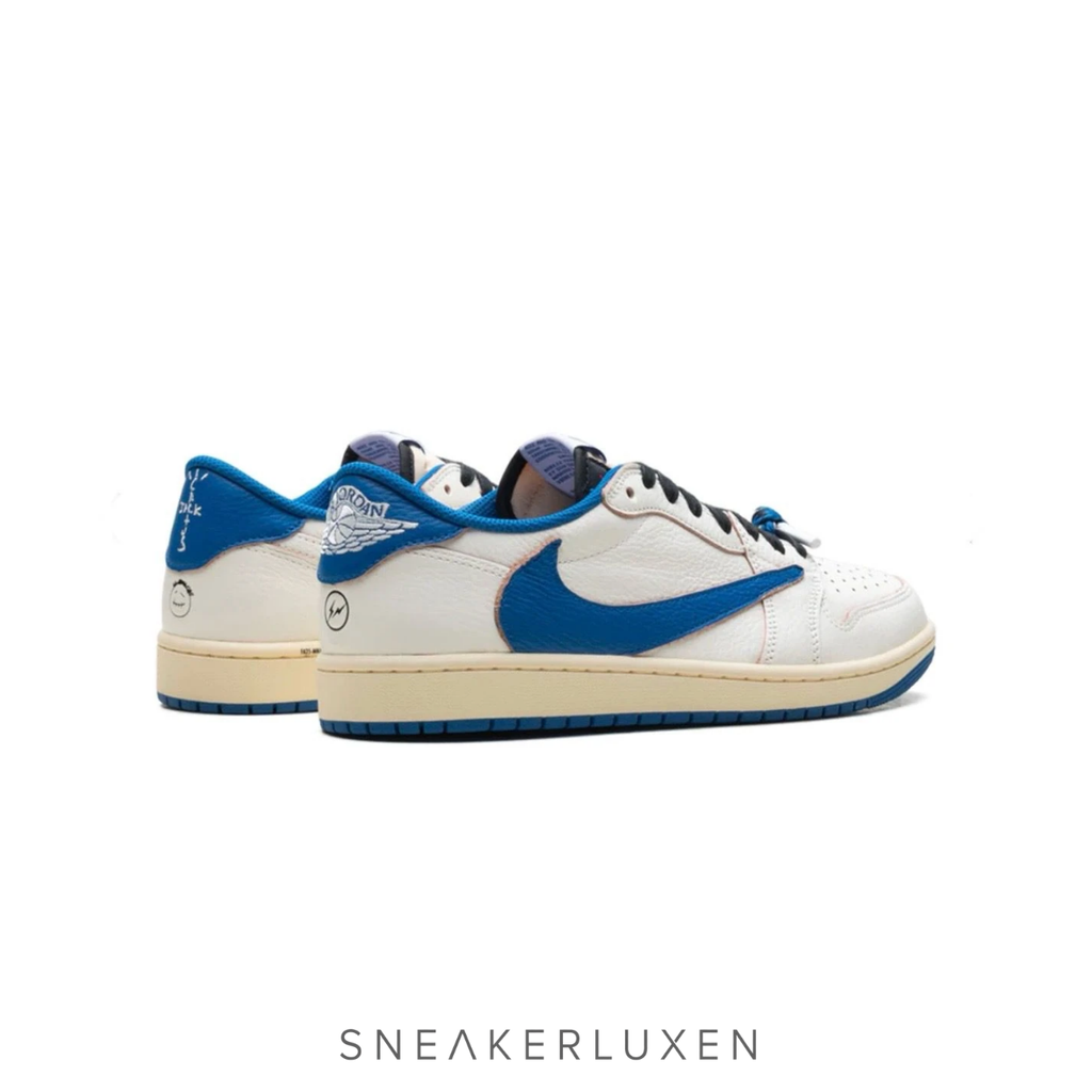 NİKE Air Jordan 1 Low TRAVIS SCOTT WHİTE "SAIL - FRAGMENT"