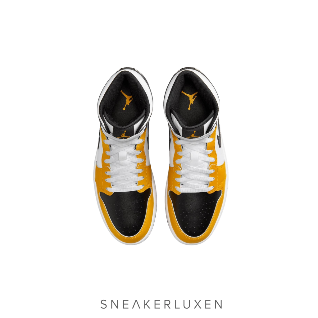 NİKE Jordan Air 1 Mid BLACK and YELLOW