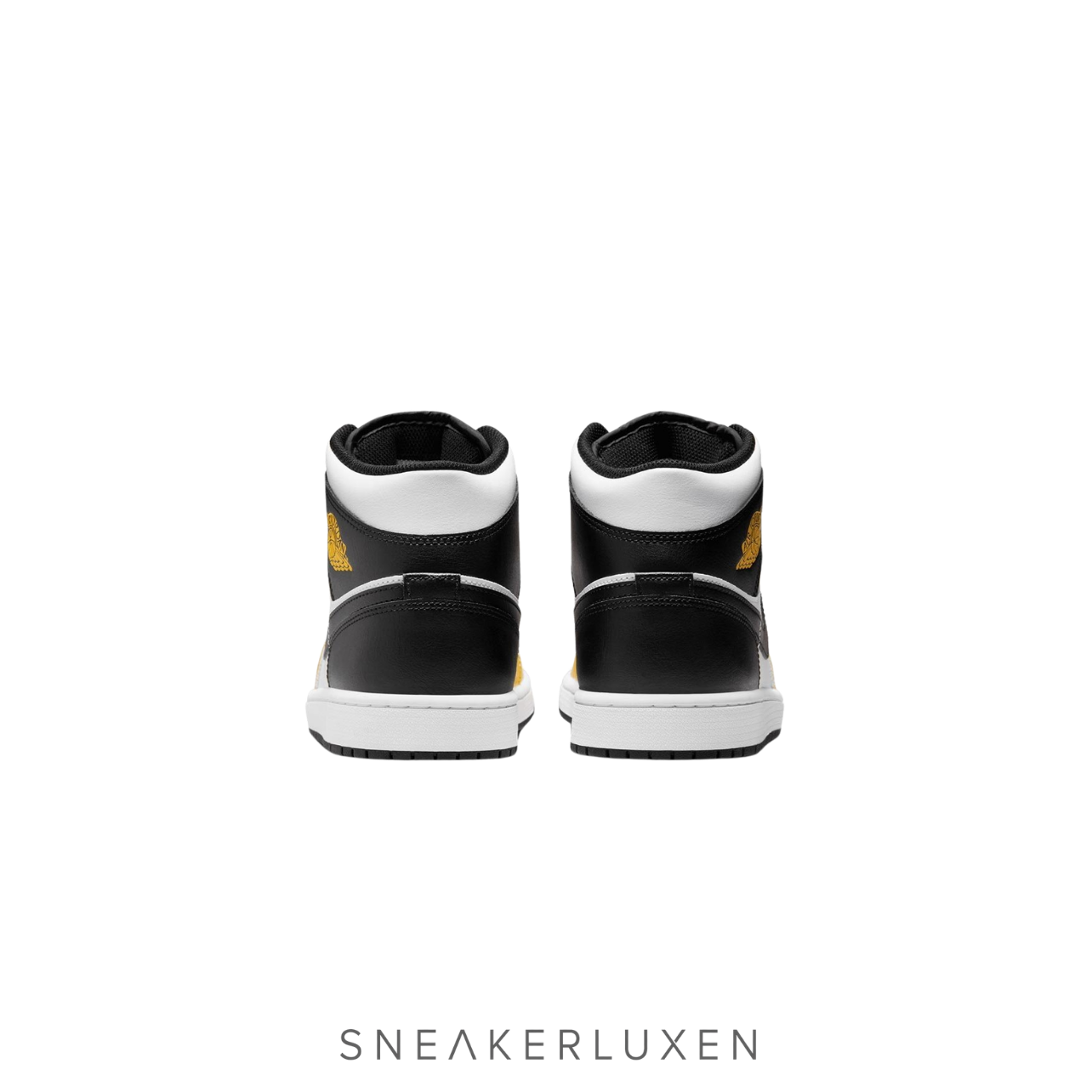 NİKE Jordan Air 1 Mid BLACK and YELLOW