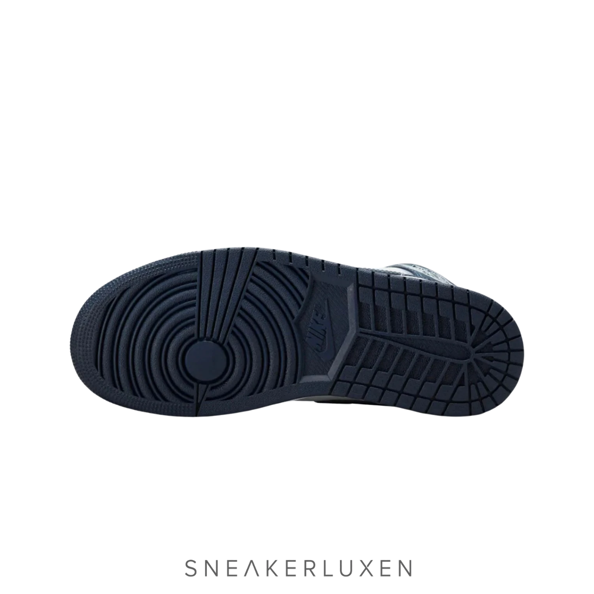 NİKE Air Jordan 1 Mid "Football Grey/White/Midnight Navy"