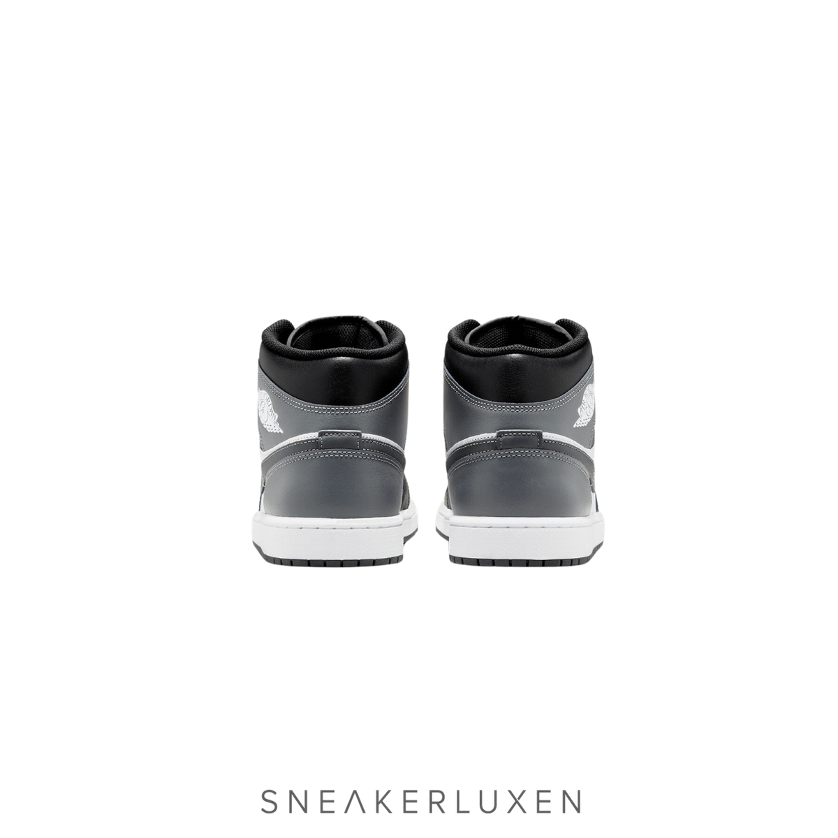 NİKE Jordan Air 1 Mid "BLACK and GRAY"